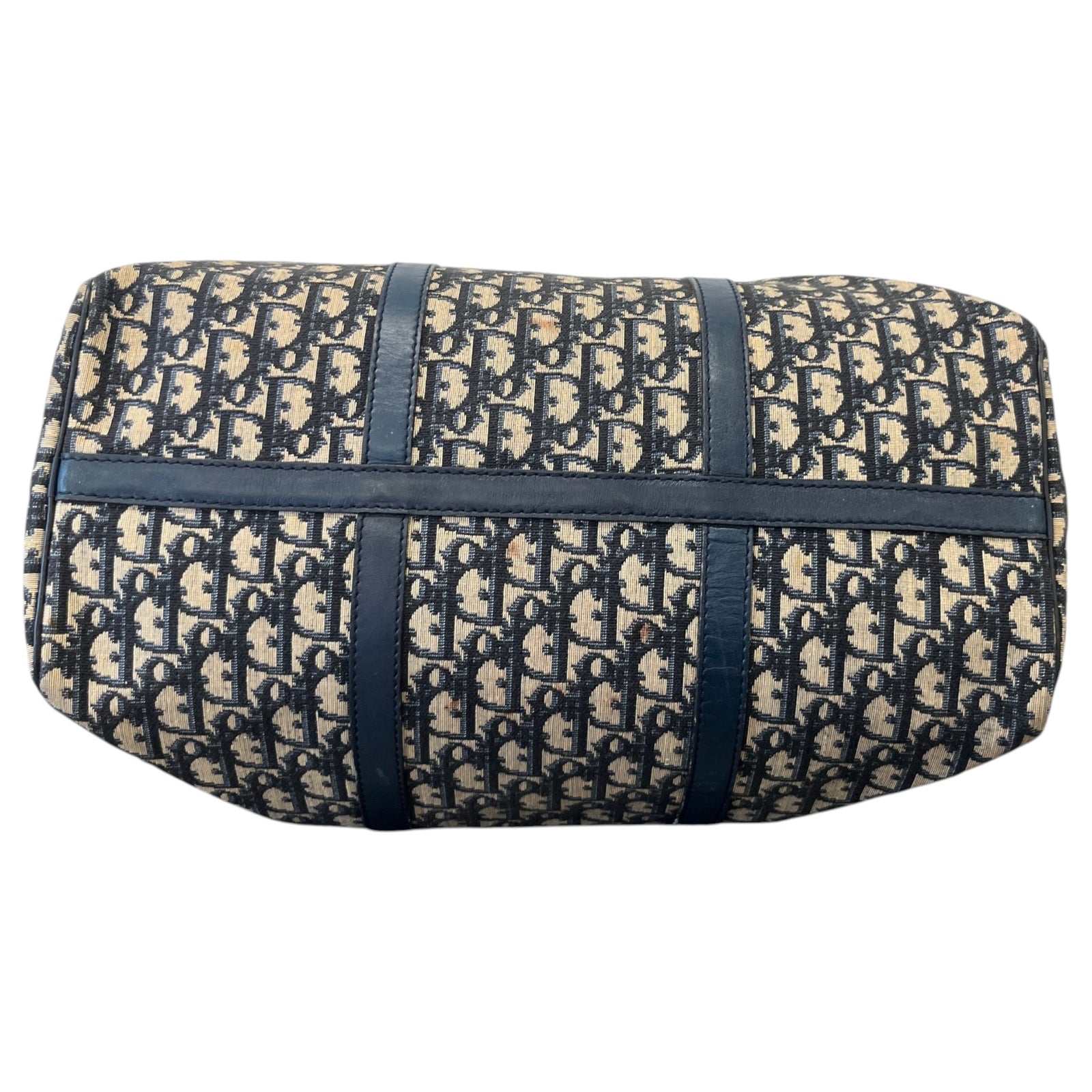 Women's Oblique Boston Bag Navy - Photo 10