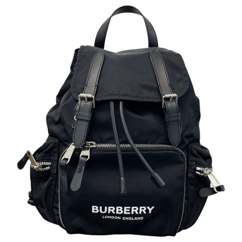 Men's Logo Print Backpack Black