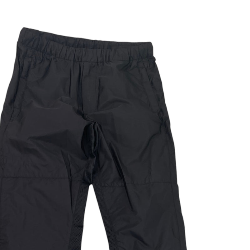 Men's Re-Nylon Plaque Logo Trousers Black Size M / W32