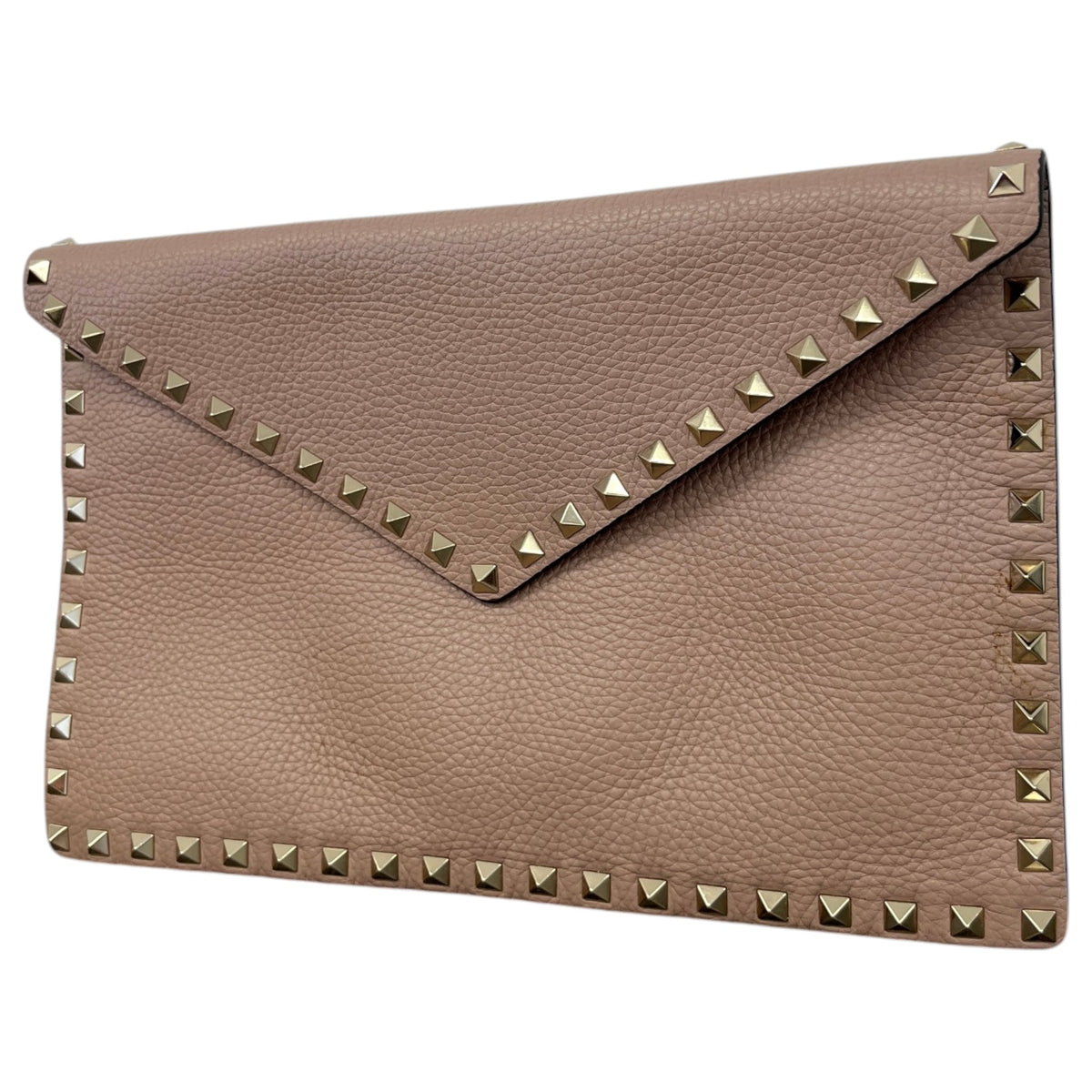 Women's Rockstud Envelope Clutch Nude - Photo 4