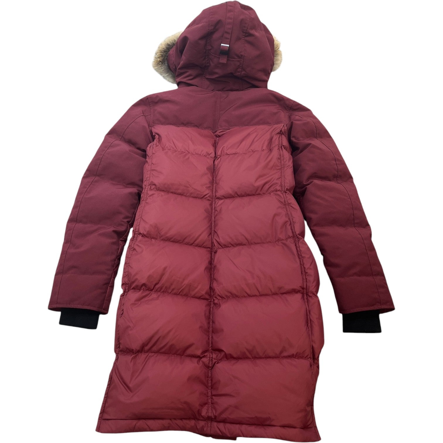 Women's Rowley Parka Down Jacket Burgundy Size L - Photo 2
