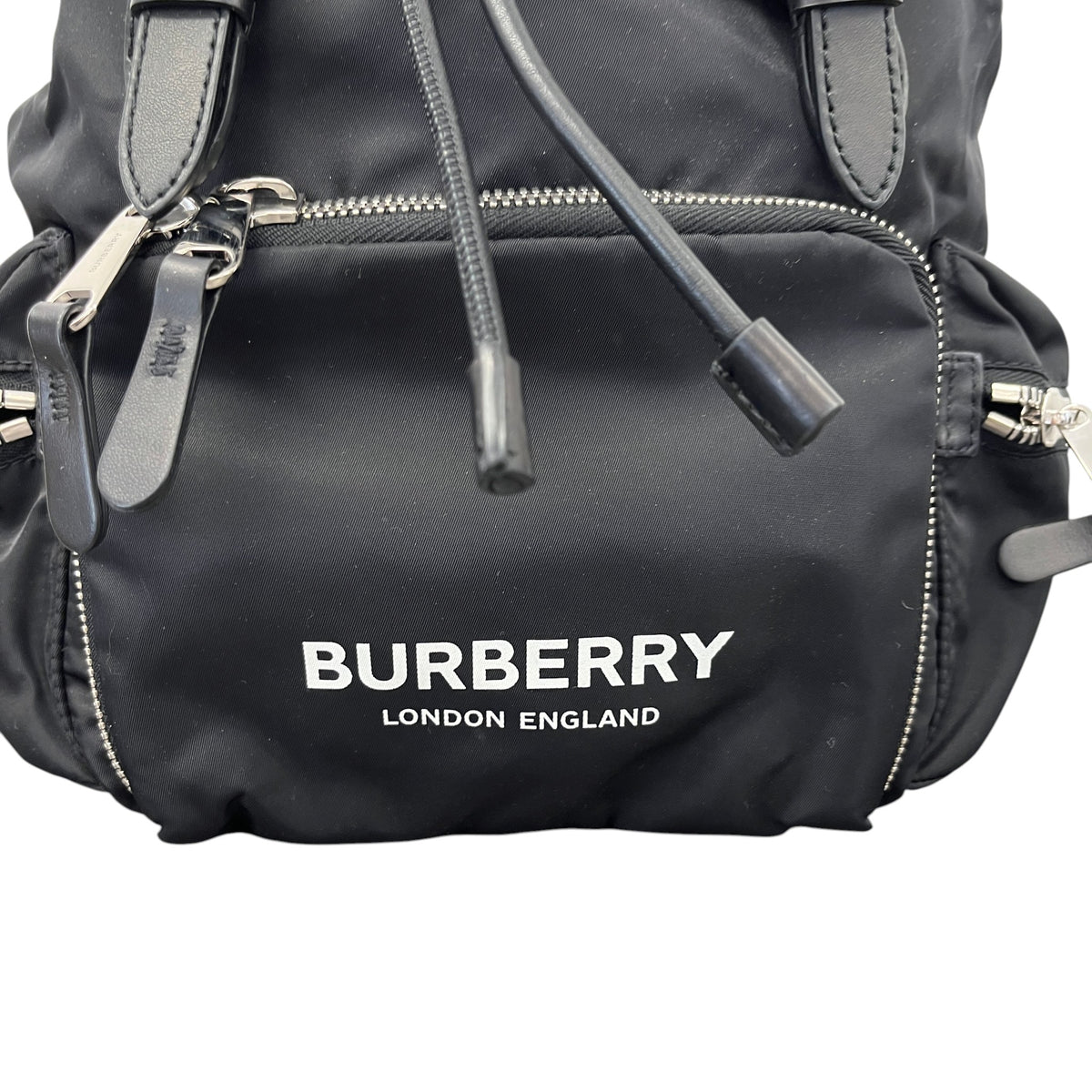 Men's Logo Print Backpack Black - Photo 11