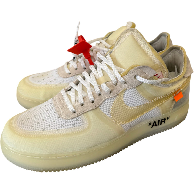 Men's Air Force 1 Low x Off-White The Ten / OG White/Sail Low Trainers Cream Size UK 9.5 / EU 43.5