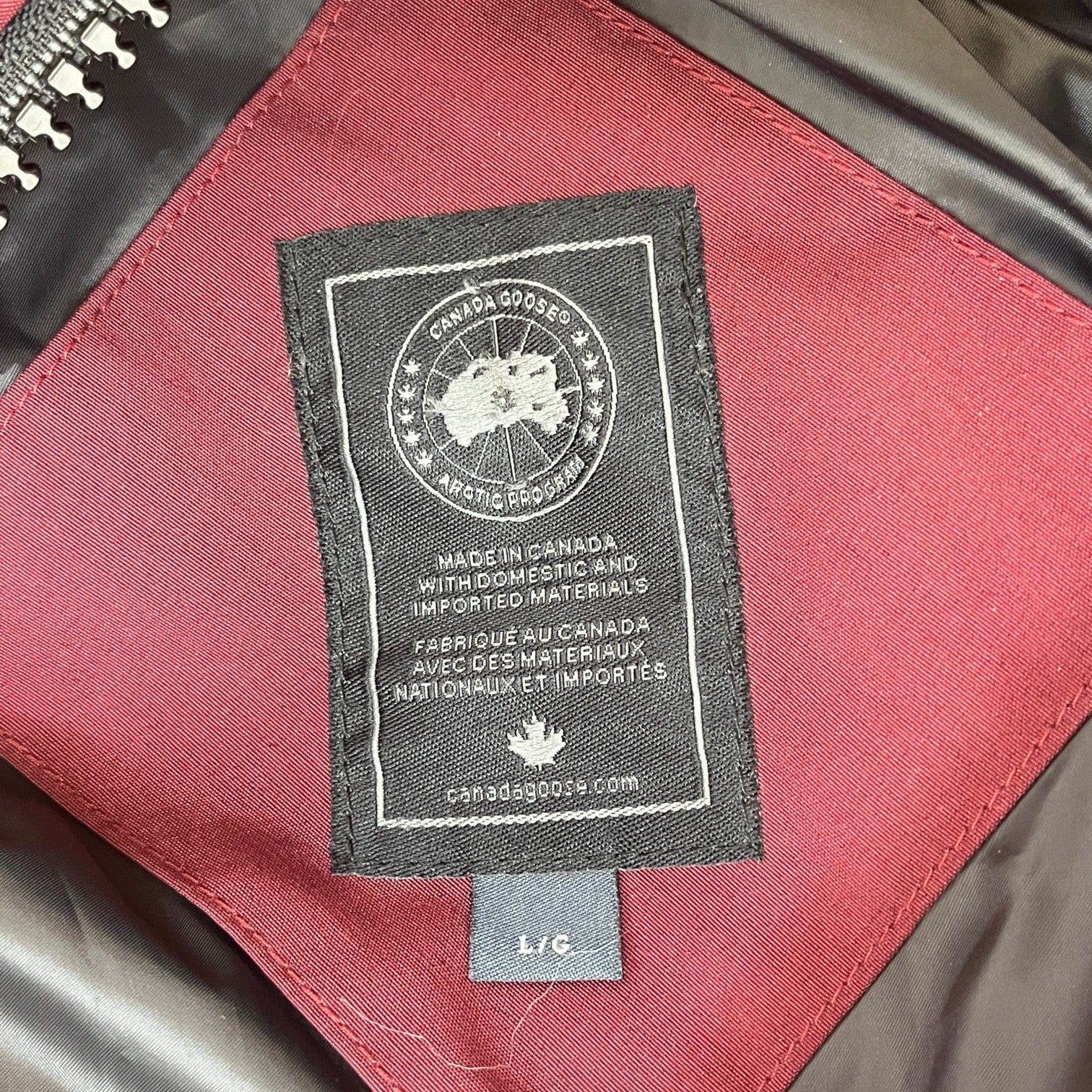Women's Rowley Parka Down Jacket Burgundy Size L - Photo 7