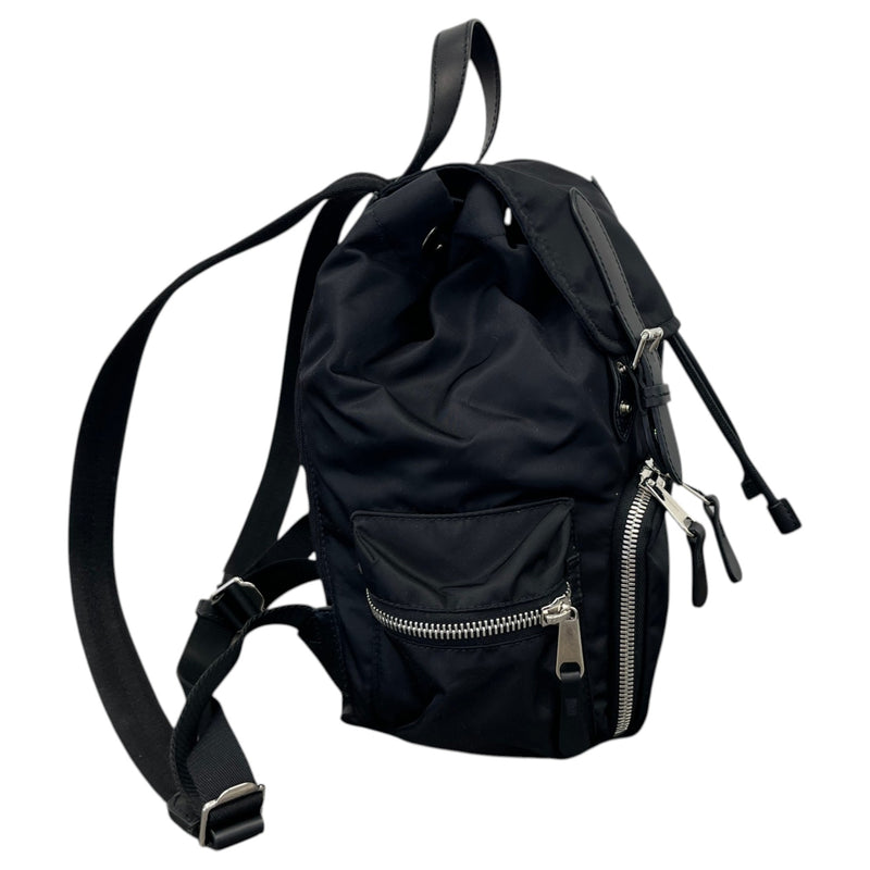 Men's Logo Print Backpack Black