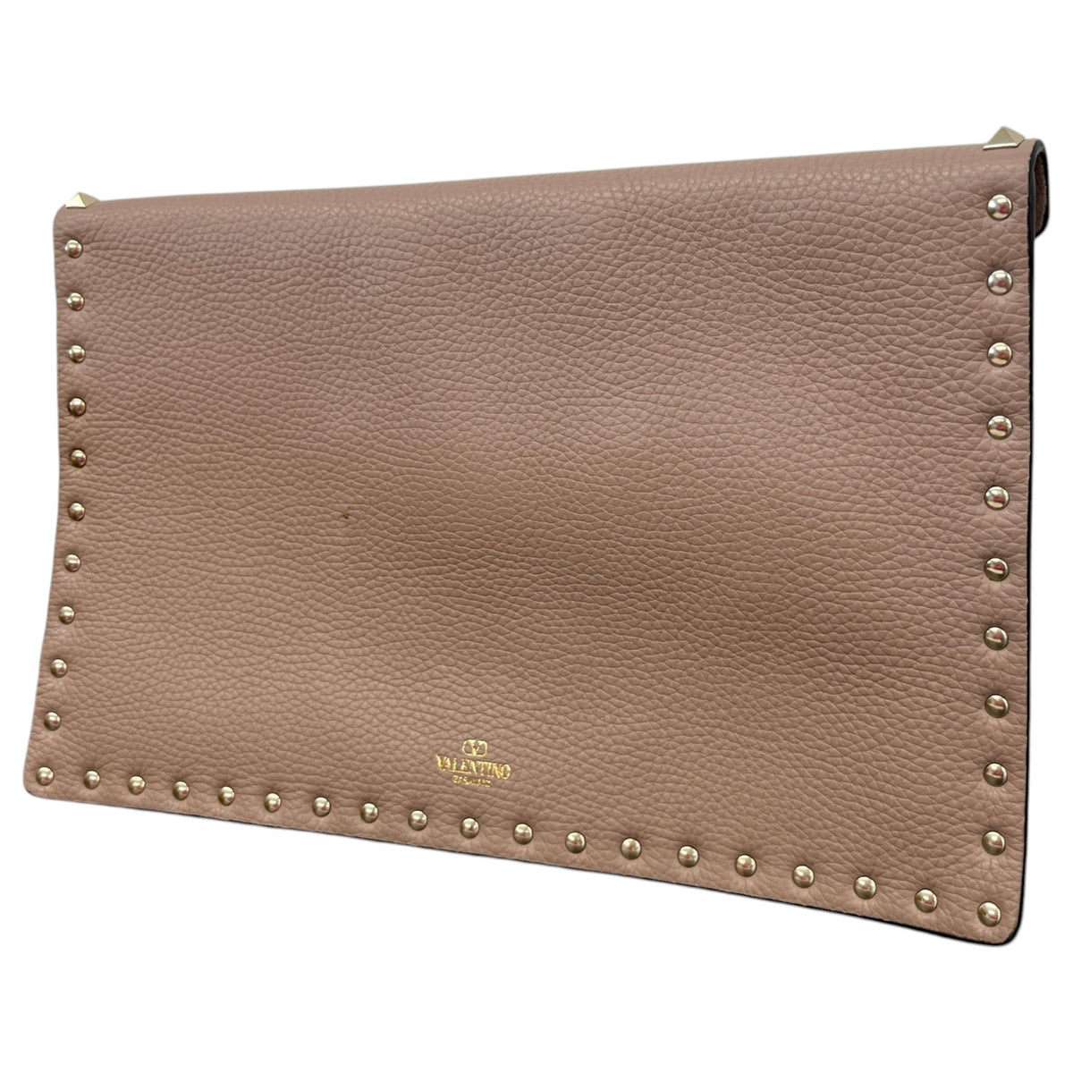 Women's Rockstud Envelope Clutch Nude - Photo 6
