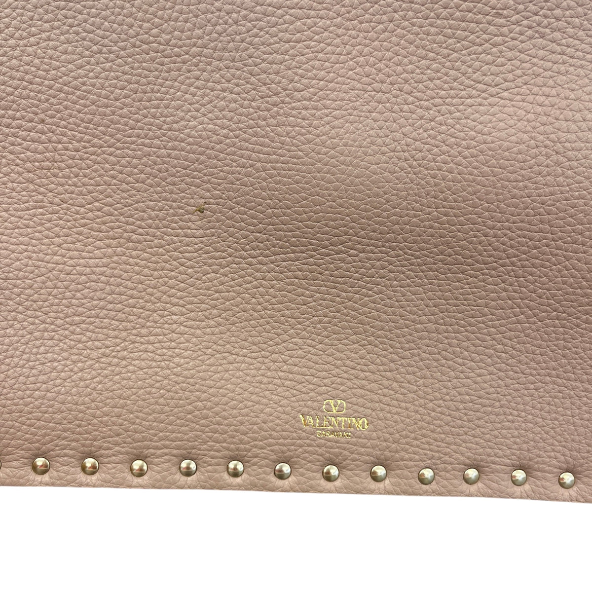 Women's Rockstud Envelope Clutch Nude - Photo 7