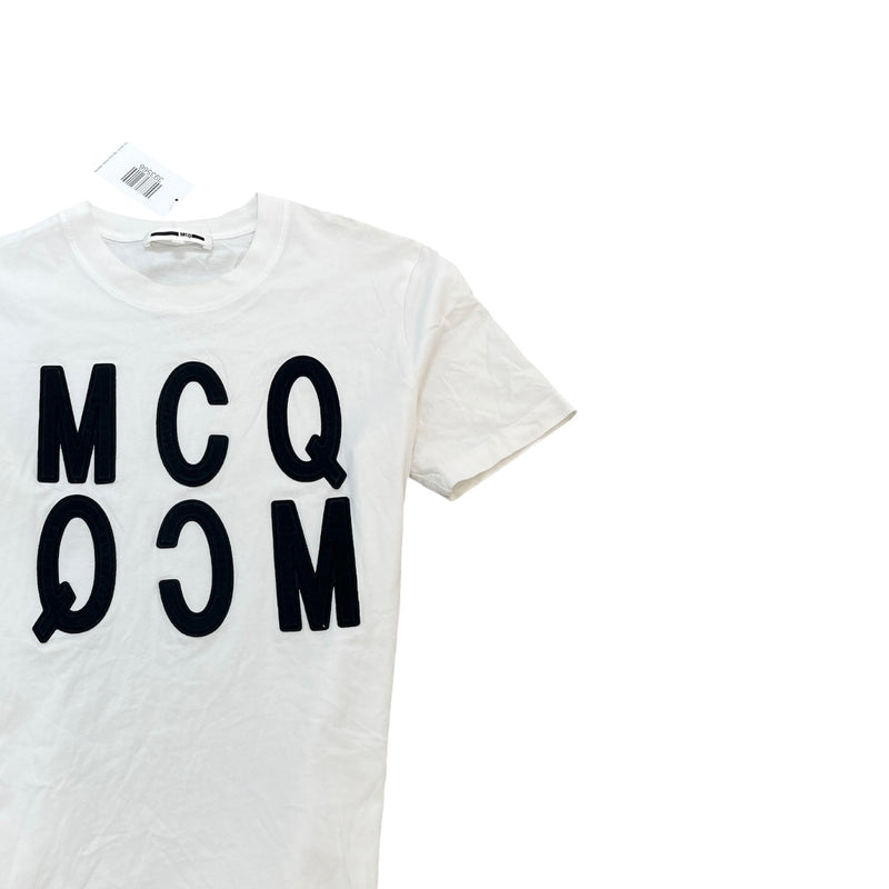 Men's Logo Patch T-Shirt White Size M