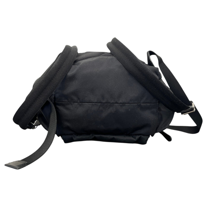 Men's Logo Print Backpack Black