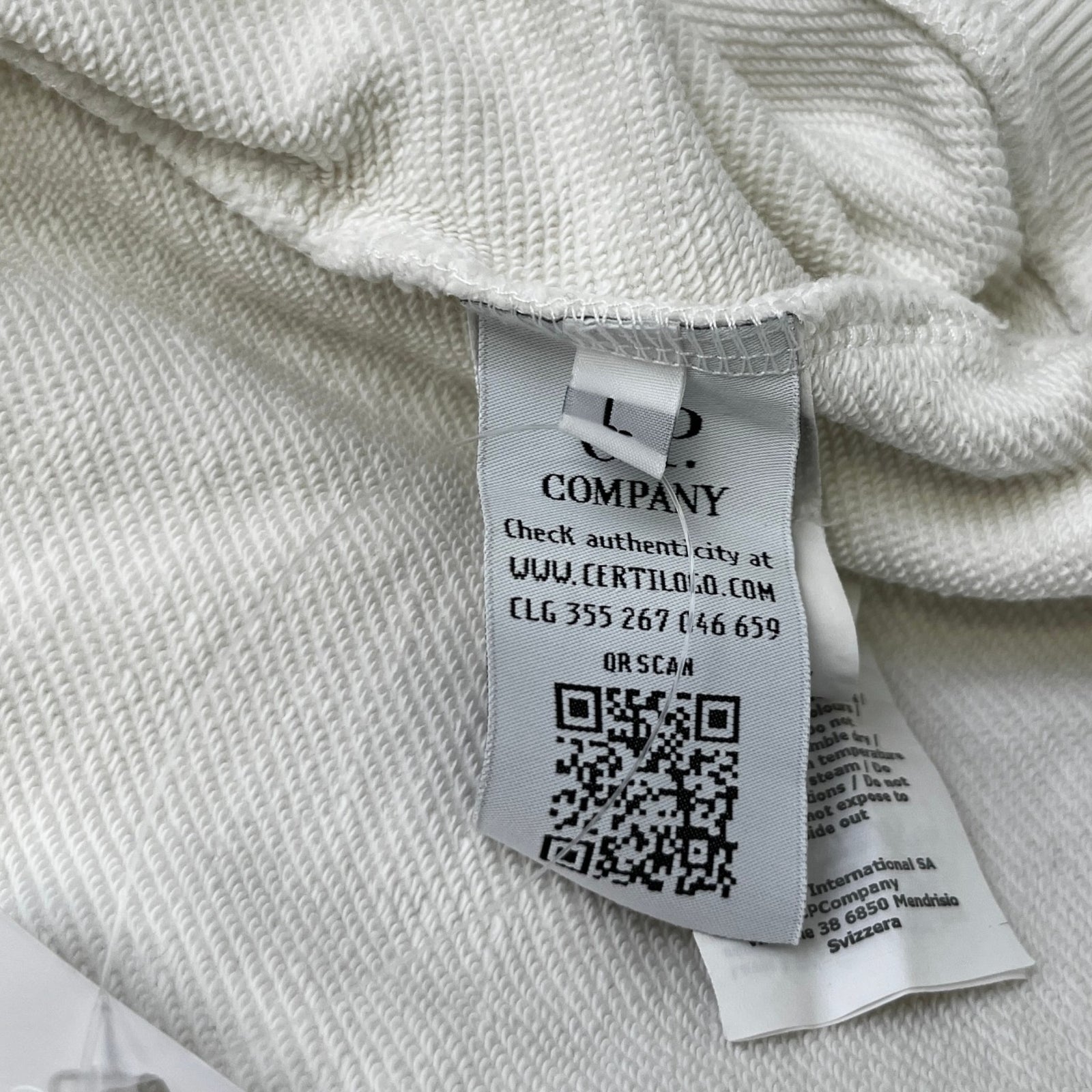 Men's Lens Sweatshirt White Size L - Photo 6
