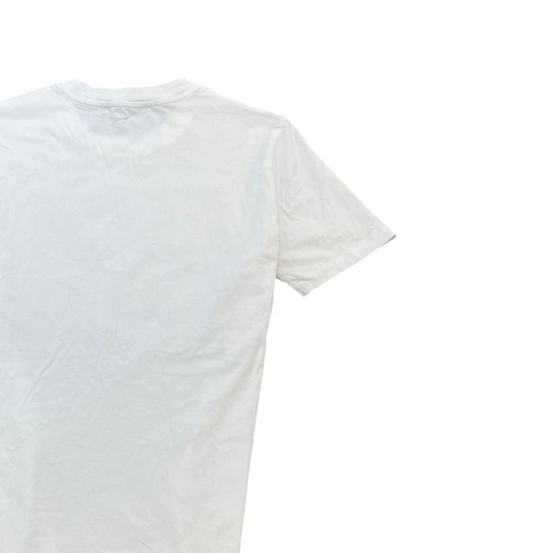 Men's Logo Patch T-Shirt White Size M