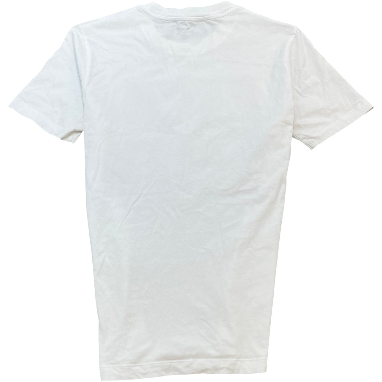 Men's Logo Patch T-Shirt White Size M - Photo 2