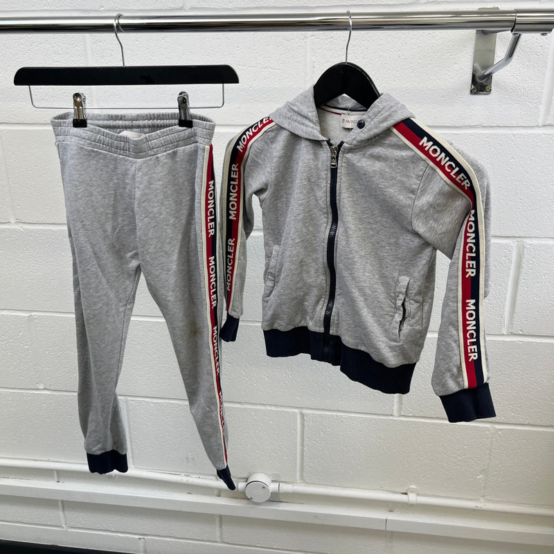 Men's Boys Age 8 Maglia Full Tracksuit Grey Size XXS