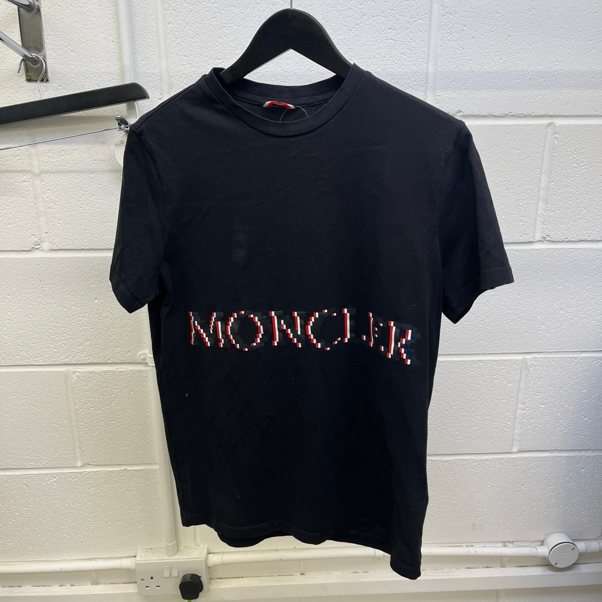 Men's Logo Print T-Shirt Black Size M - Photo 7