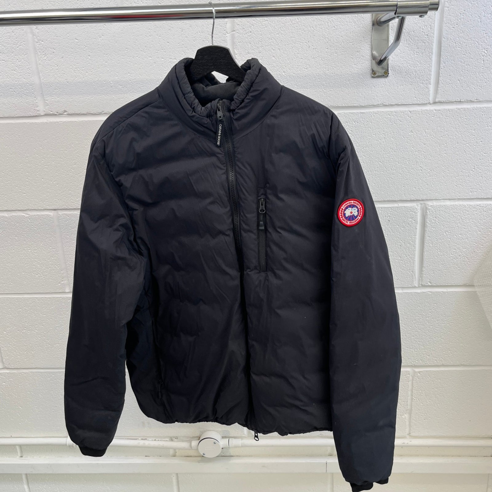 Men's Lodge Padded Down Jacket Black Size XL - Photo 8