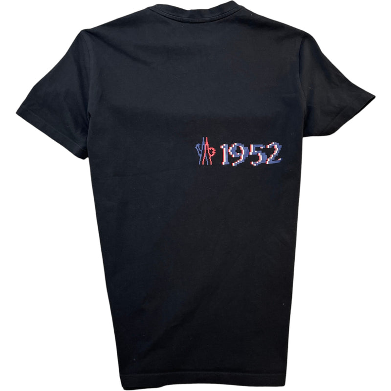Men's Logo Print T-Shirt Black Size M
