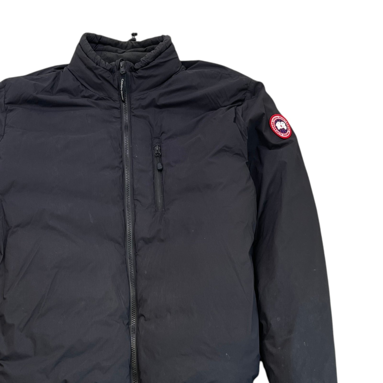 Men's Lodge Padded Down Jacket Black Size XL - Photo 3
