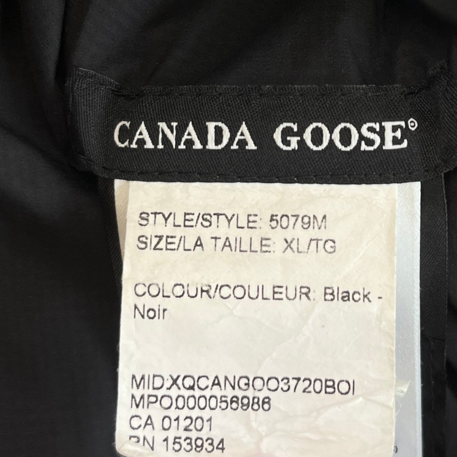 Men's Lodge Padded Down Jacket Black Size XL - Photo 6