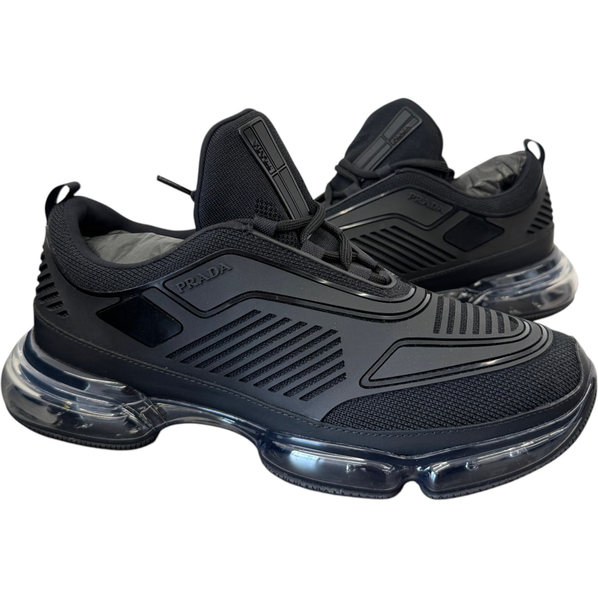 Men's Cloudbust Air Collision Low Trainers Black Size UK 6 / EU 40 - Photo 3