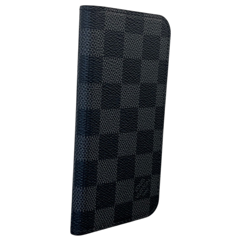 Men's Iphone 7/8 Damier Graphite Folio Phone Case Black
