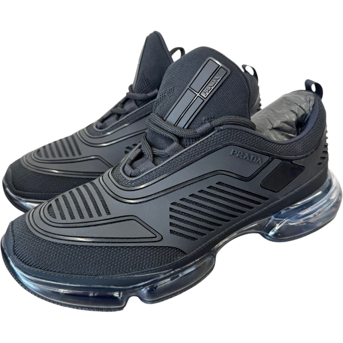 Men's Cloudbust Air Collision Low Trainers Black Size UK 6 / EU 40 - Photo 7