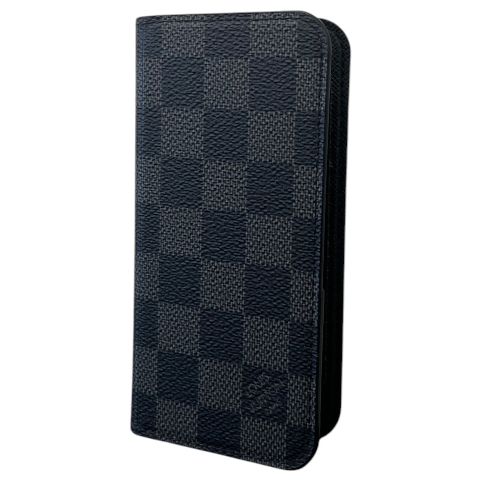 Men's Iphone 7/8 Damier Graphite Folio Phone Case Black - Photo 4