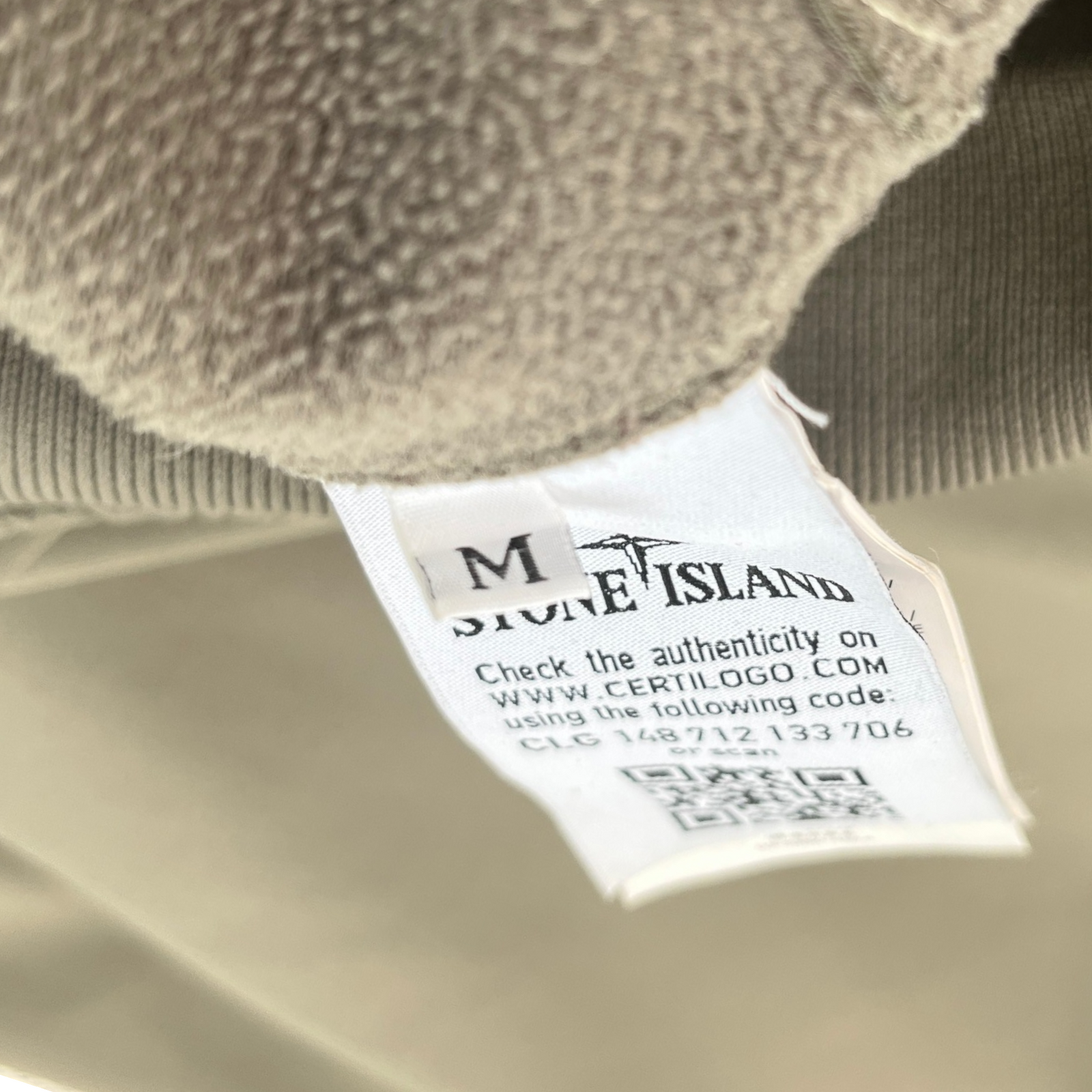 Men's Applique Logo Soft Shell-R Hooded Jacket Khaki Size M - Photo 9