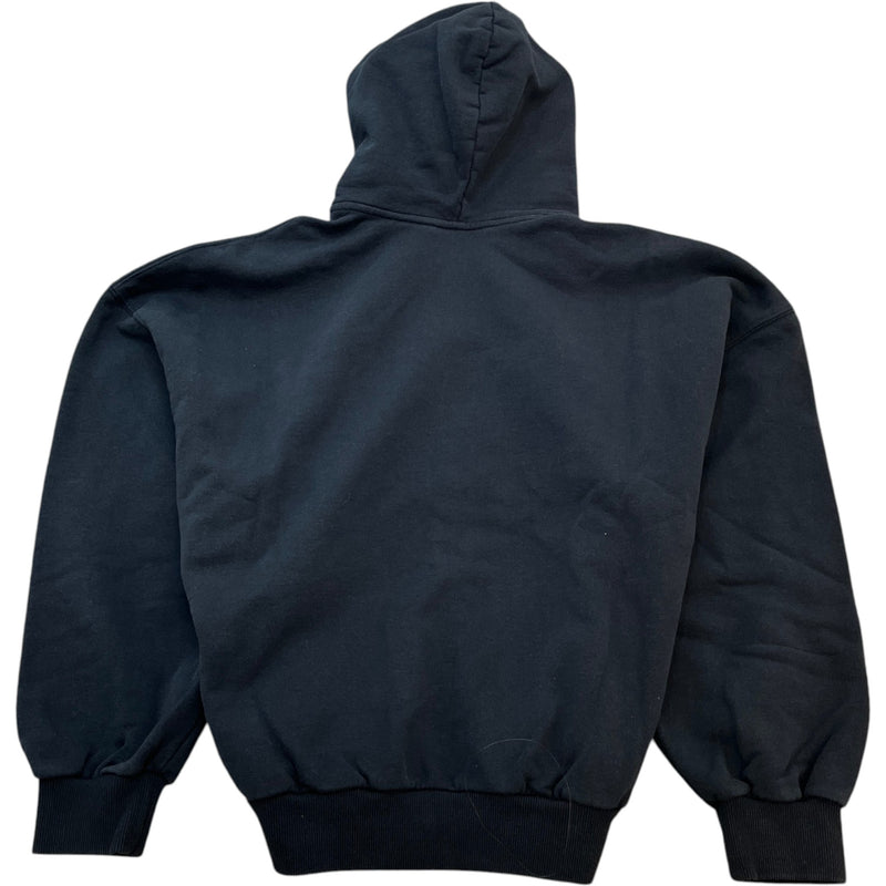 Men's Airport Ticket Logo Hoodie Black Size XL