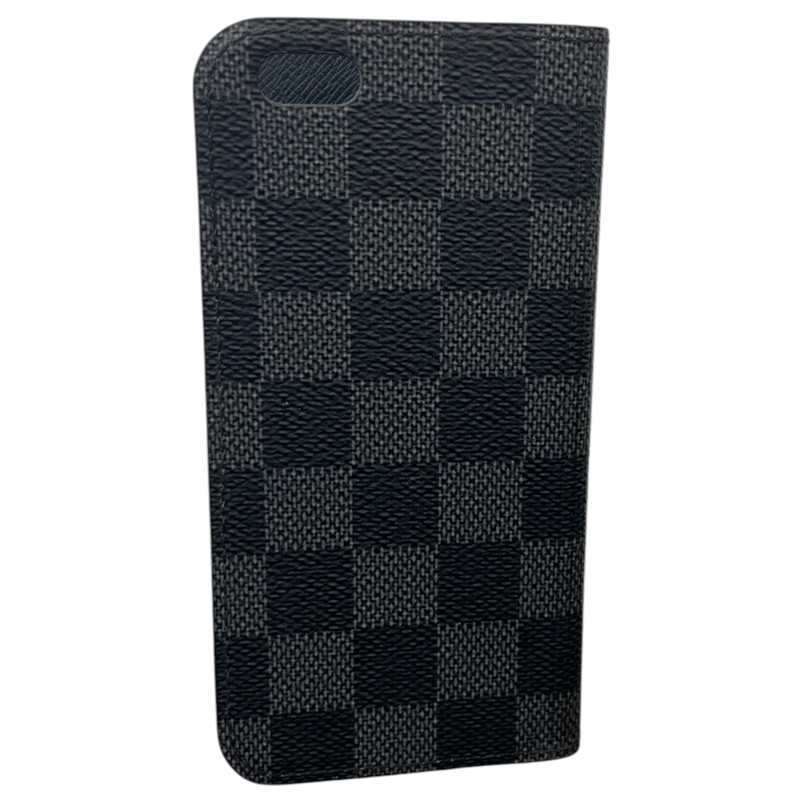 Men's Iphone 7/8 Damier Graphite Folio Phone Case Black - Photo 2