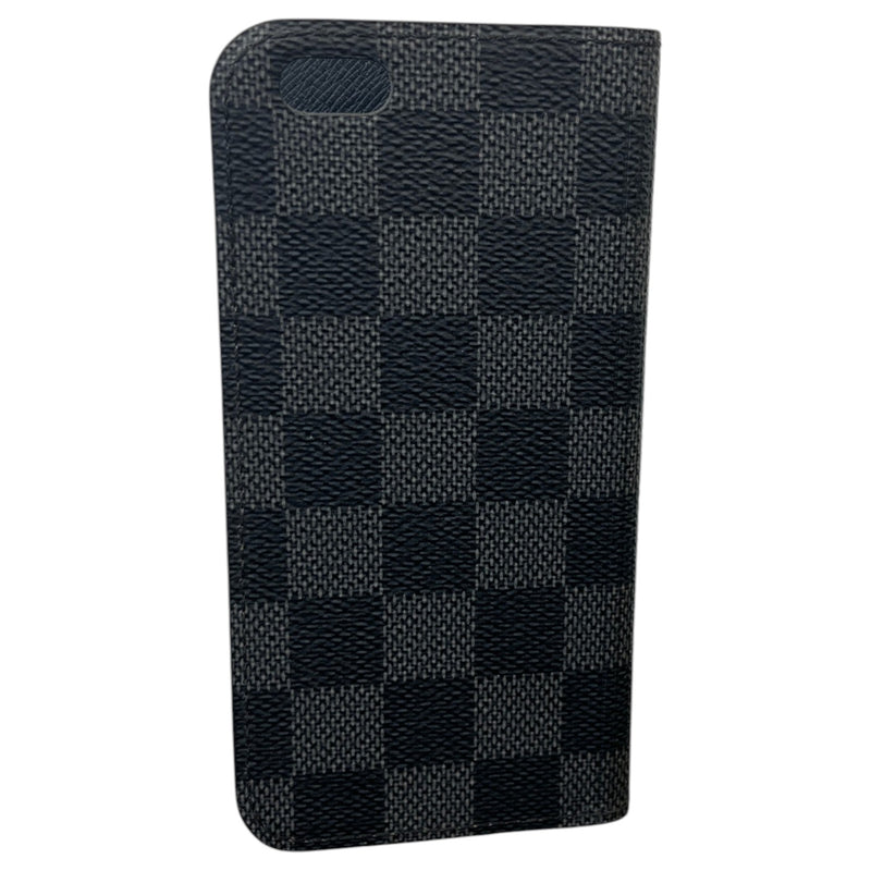 Men's Iphone 7/8 Damier Graphite Folio Phone Case Black