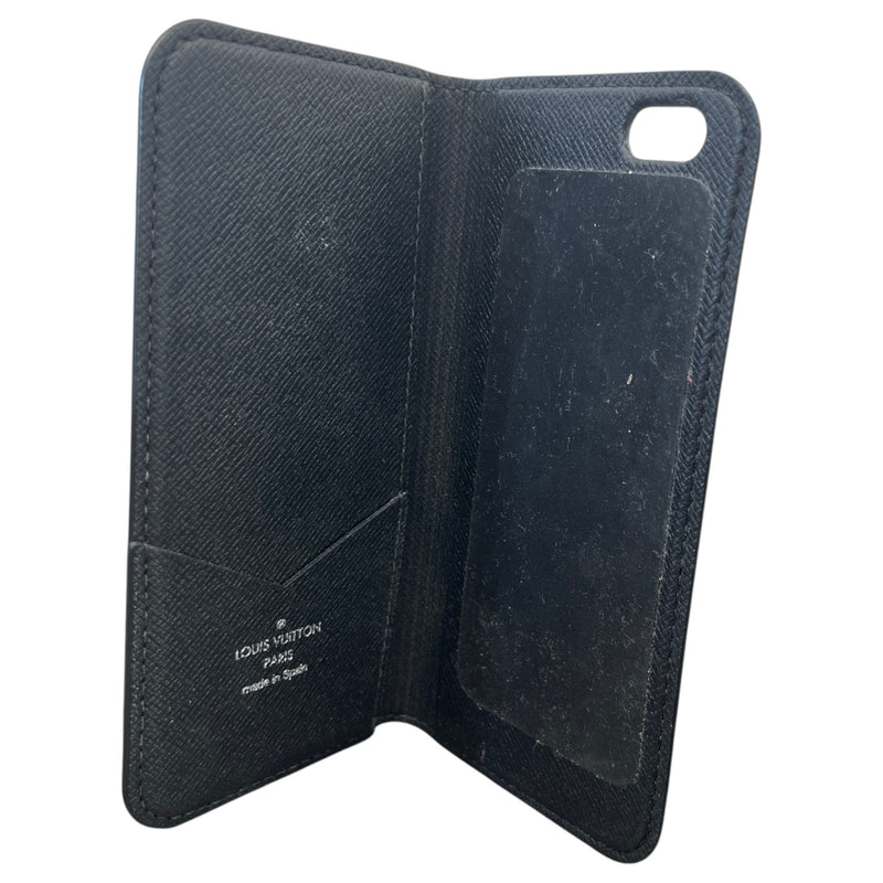 Men's Iphone 7/8 Damier Graphite Folio Phone Case Black