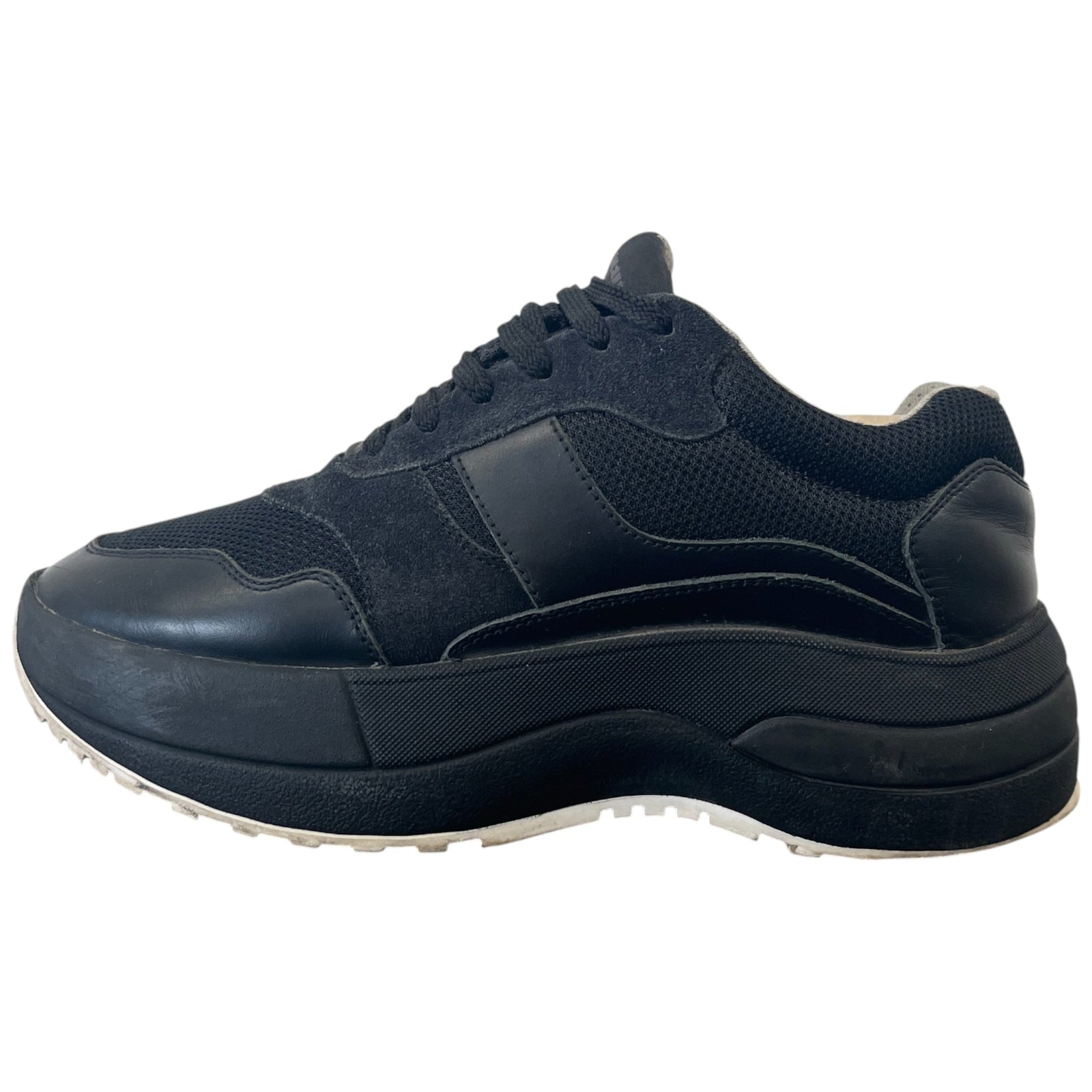 Women's Racer Low Trainers Black Size EU 35 / UK 2 - Photo 5