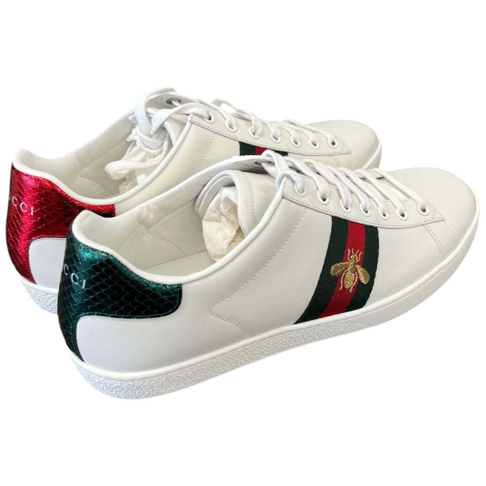 Men's Ace Low Trainers White Size EU 40.5 / UK 6.5 - Photo 9