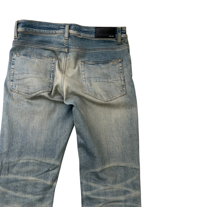 Men's Mx1 Distressed Jeans Blue Size Waist 32"