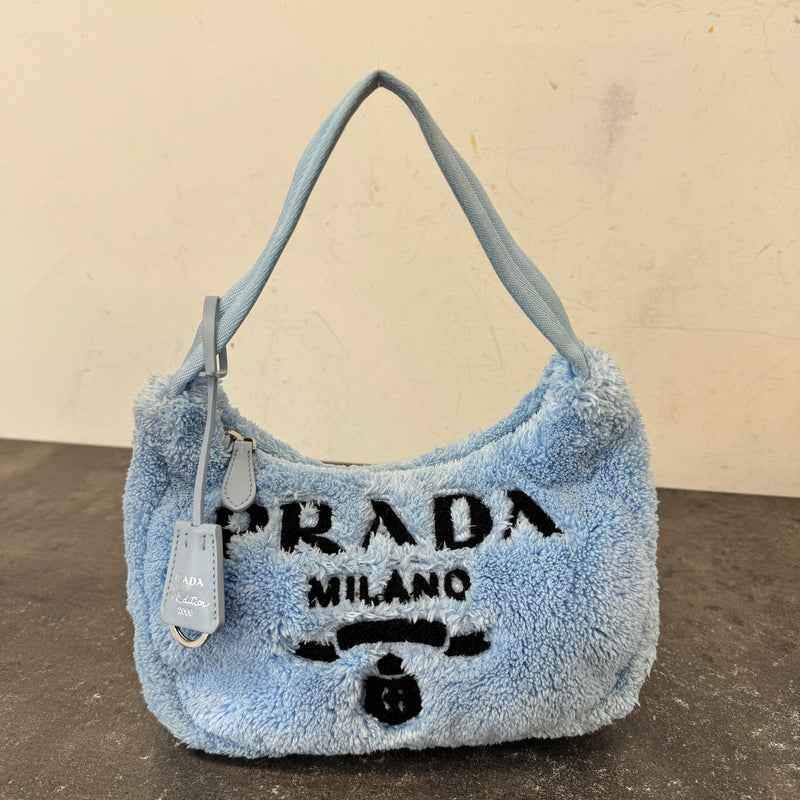 Women's Mini Re-Edition 2000 Terry Handbag Blue