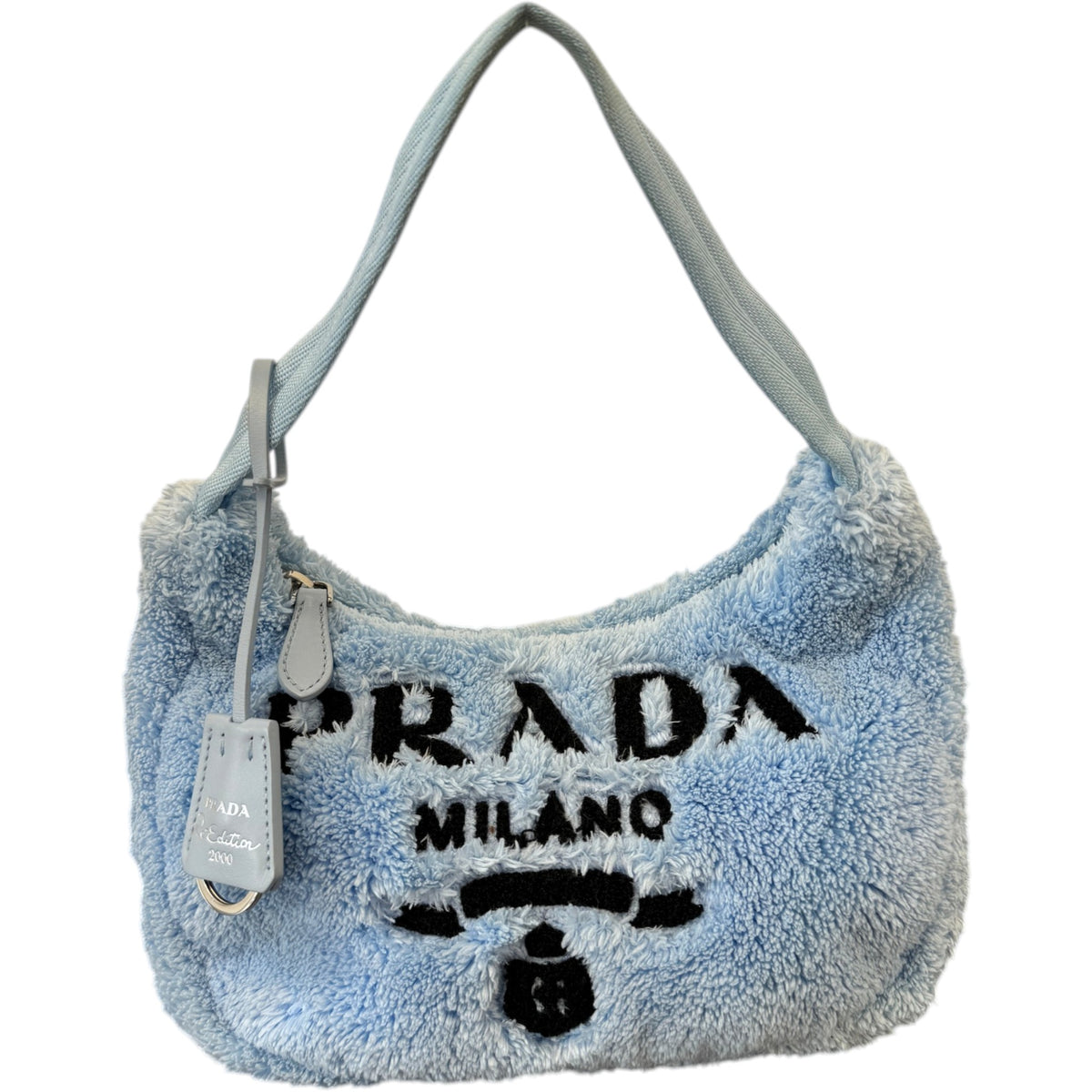 Women's Mini Re-Edition 2000 Terry Handbag Blue - Photo 1