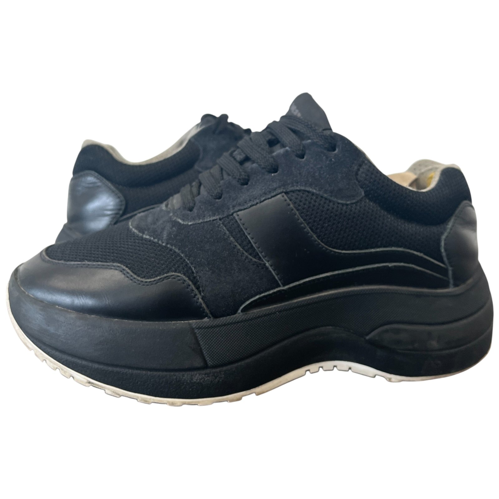 Women's Racer Low Trainers Black Size EU 35 / UK 2 - Photo 3