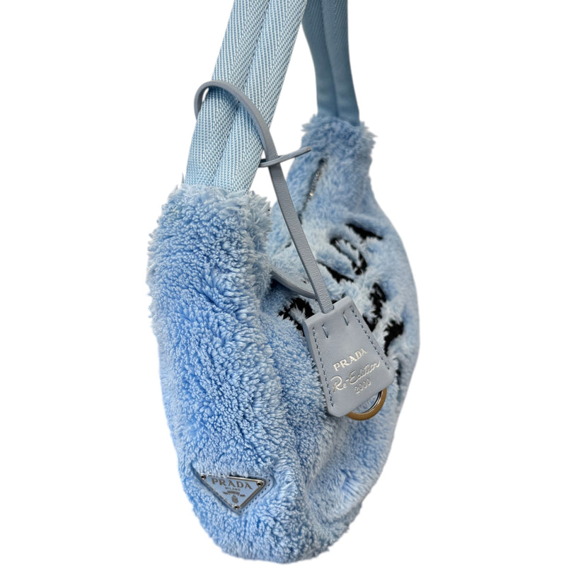Women's Mini Re-Edition 2000 Terry Handbag Blue