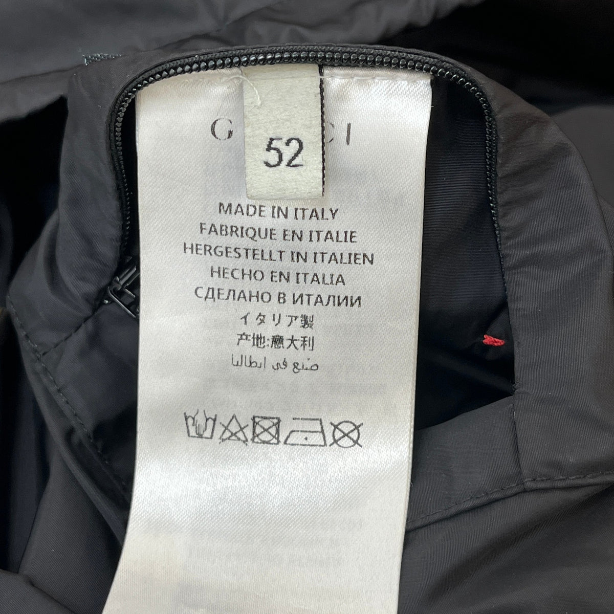 Men's Logo Print Windbreaker Black Size XL - Photo 5