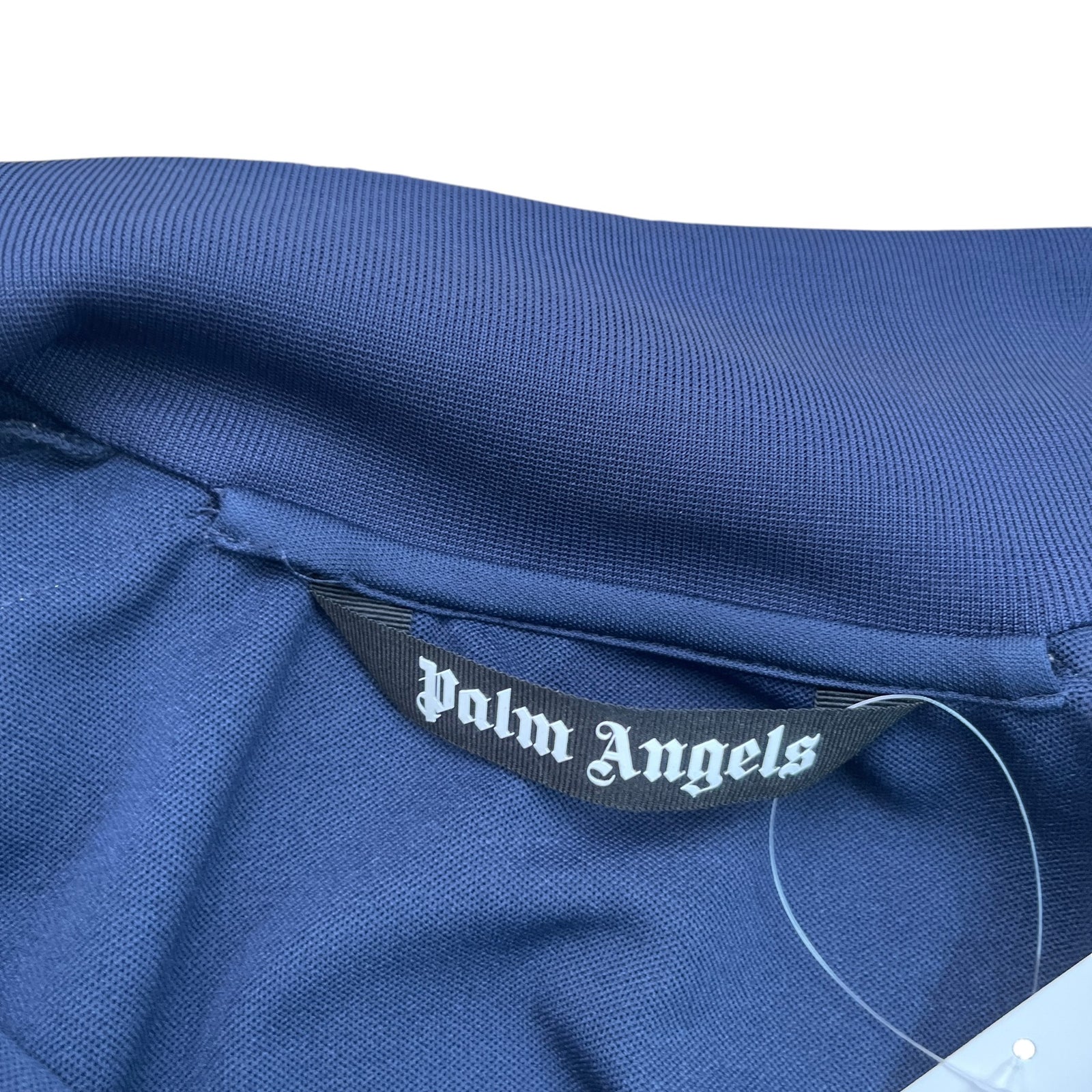 Men's Logo Print Track Jacket Navy Size S - Photo 7