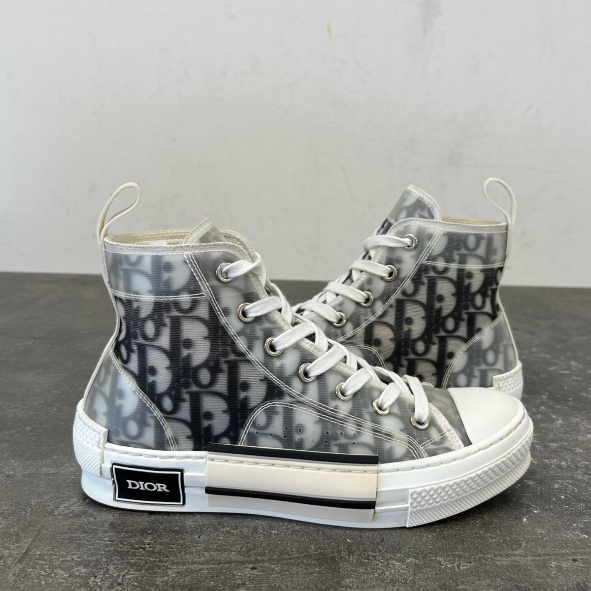 Women's B23 Oblique High Trainers White Size UK 2 / EU 35 - Photo 12