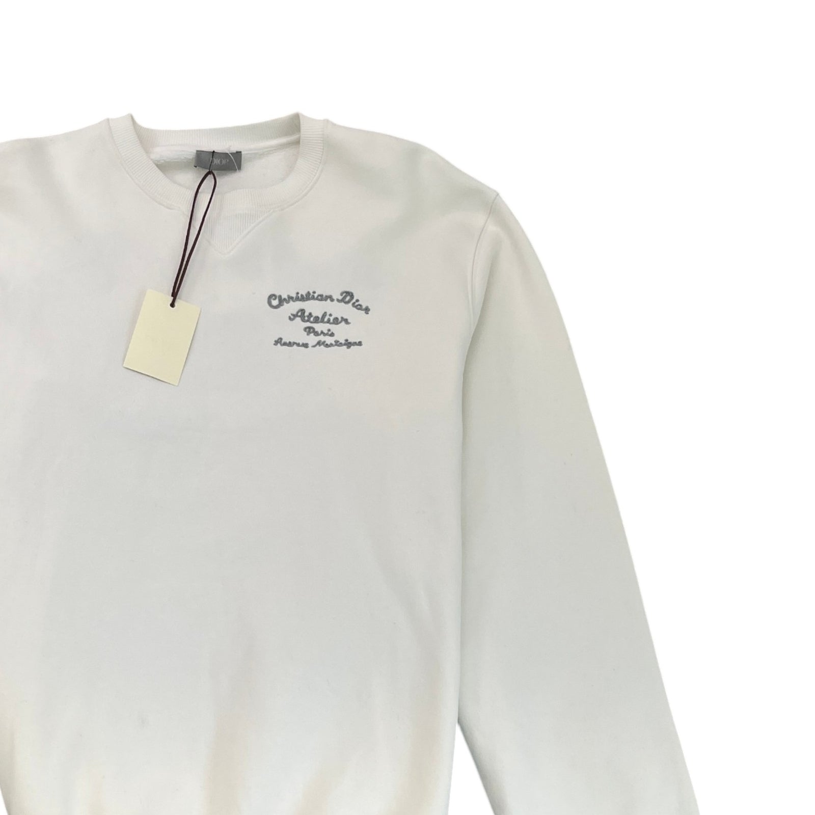 Men's Atelier Sweatshirt White Size XL - Photo 3