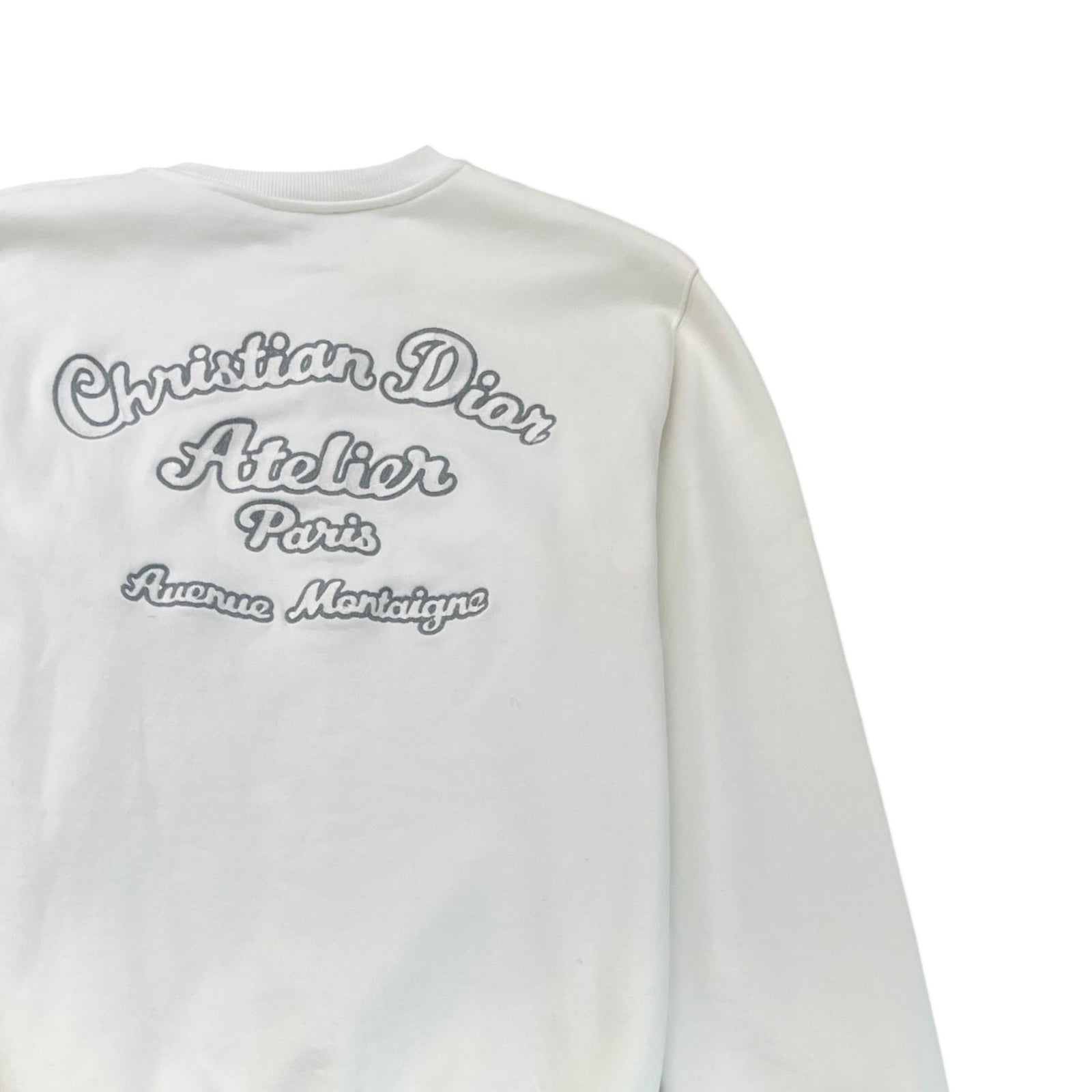 Men's Atelier Sweatshirt White Size XL - Photo 4