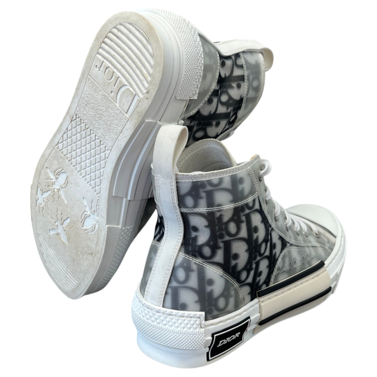 Women's B23 Oblique High Trainers White Size UK 2 / EU 35 - Photo 10