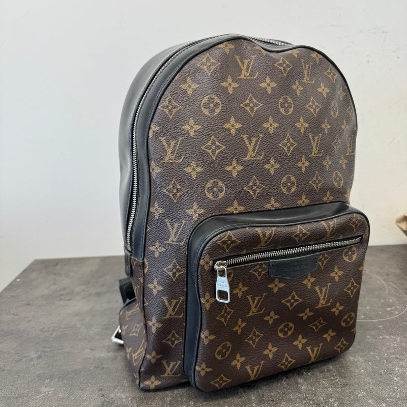 Men's Monogram Macassar Josh Backpack Brown