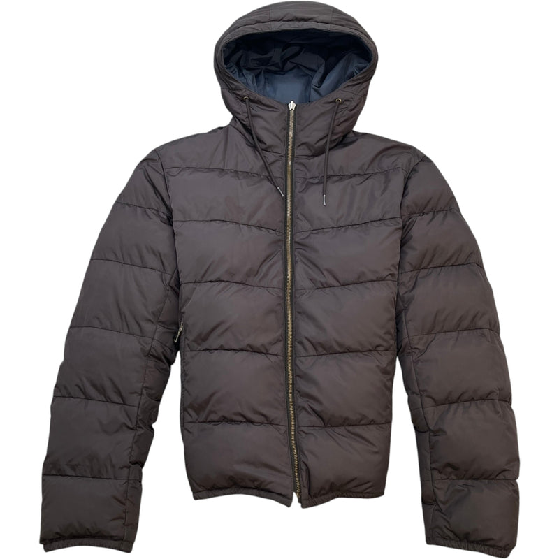 Men's Linear Rosa Reversible Down Jacket Navy Size L