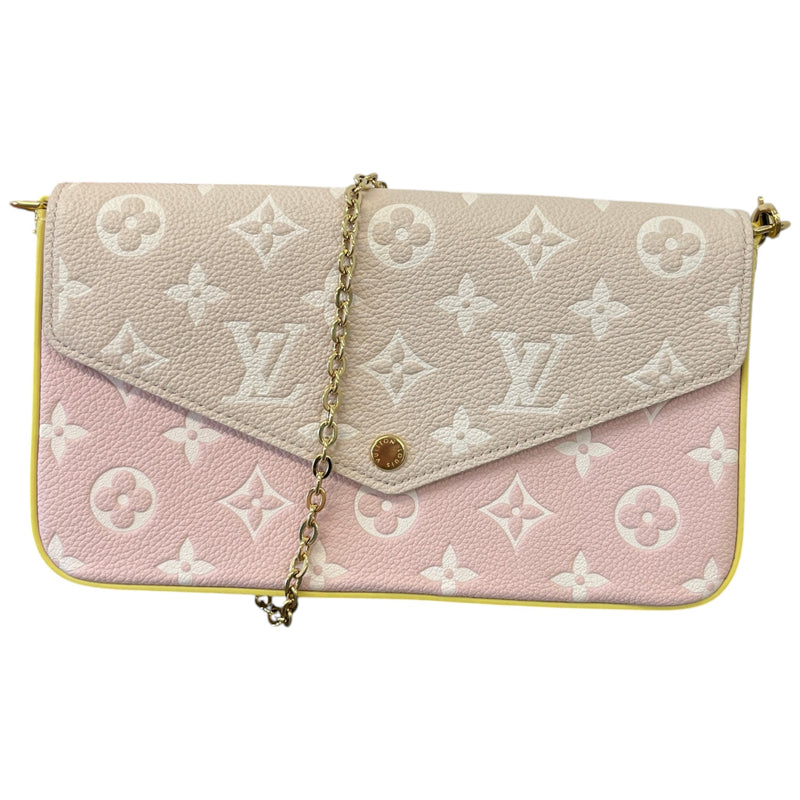 Women's Spring In The City Monogram Empreinte Félicie Pochette Bag Pink