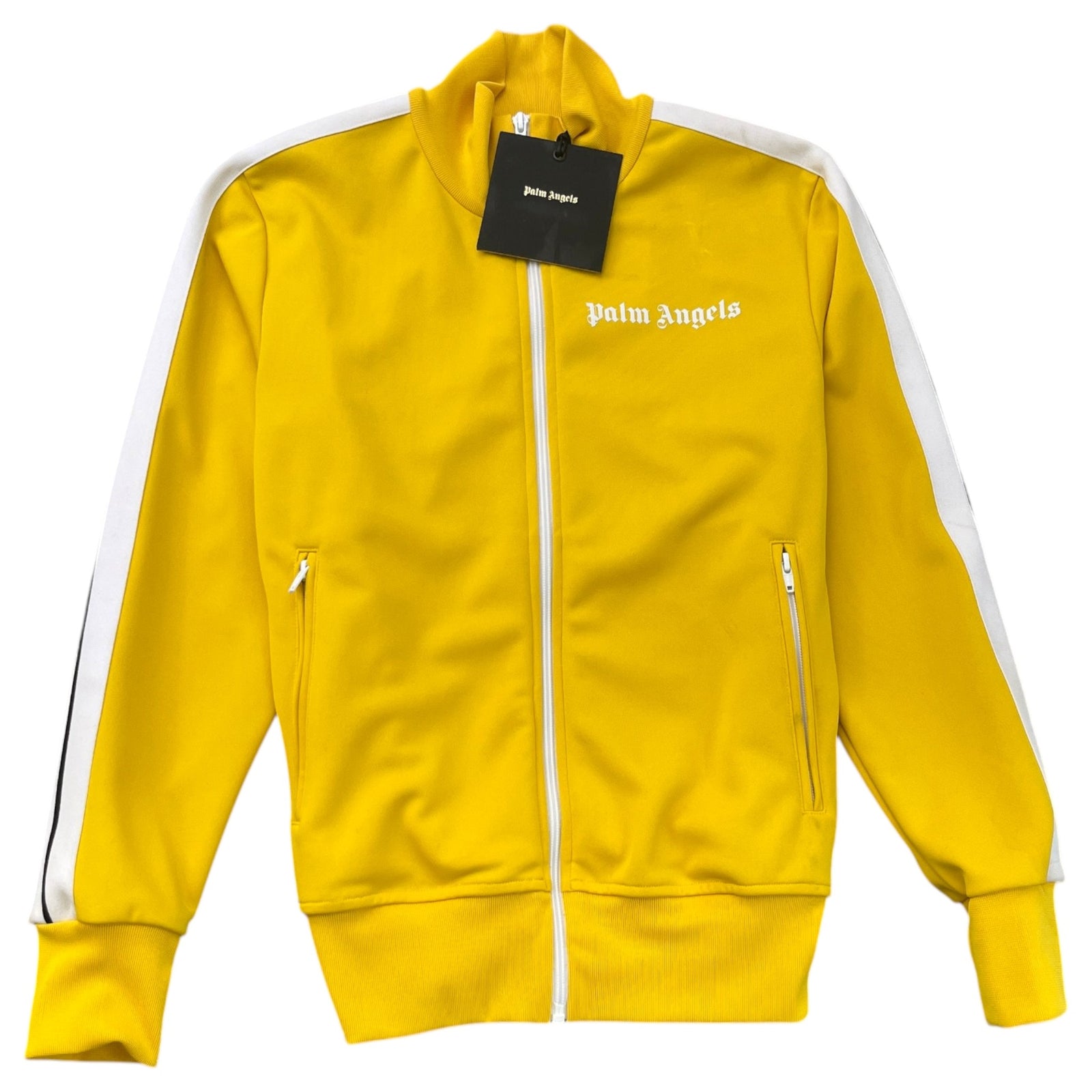 Men's Logo Track Jacket Yellow Size S - Photo 1