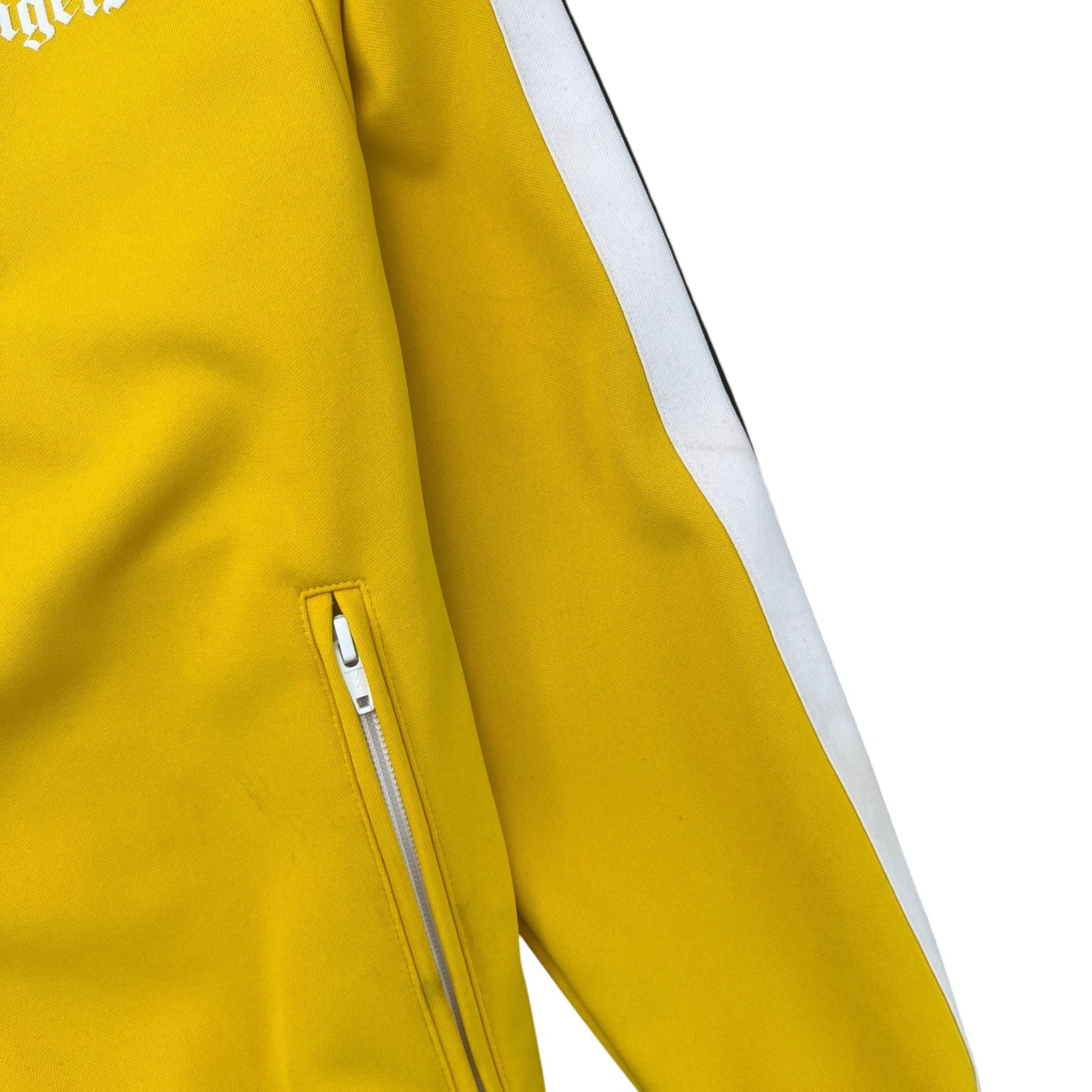 Men's Logo Track Jacket Yellow Size S - Photo 5