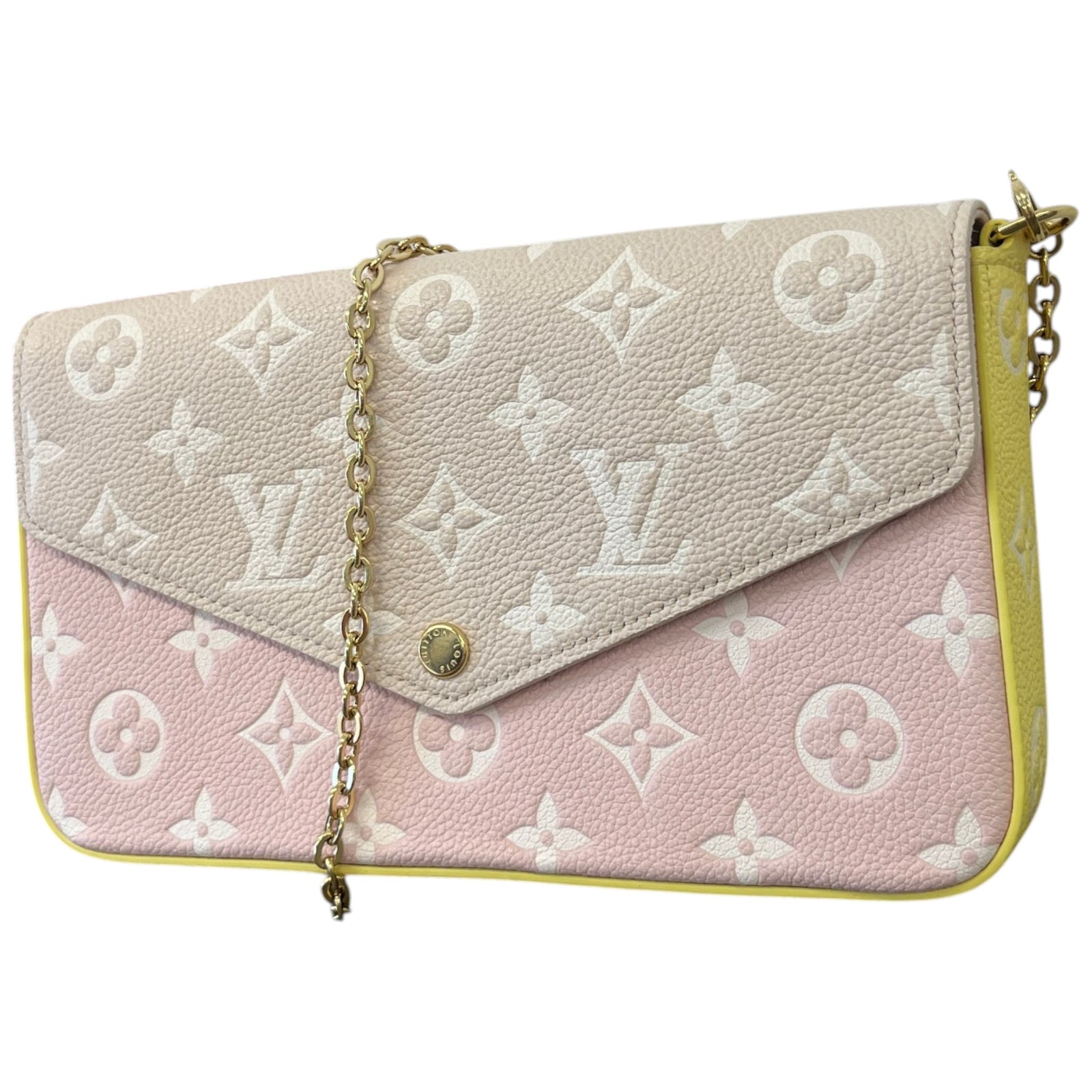 Women's Spring In The City Monogram Empreinte Félicie Pochette Bag Pink - Photo 6